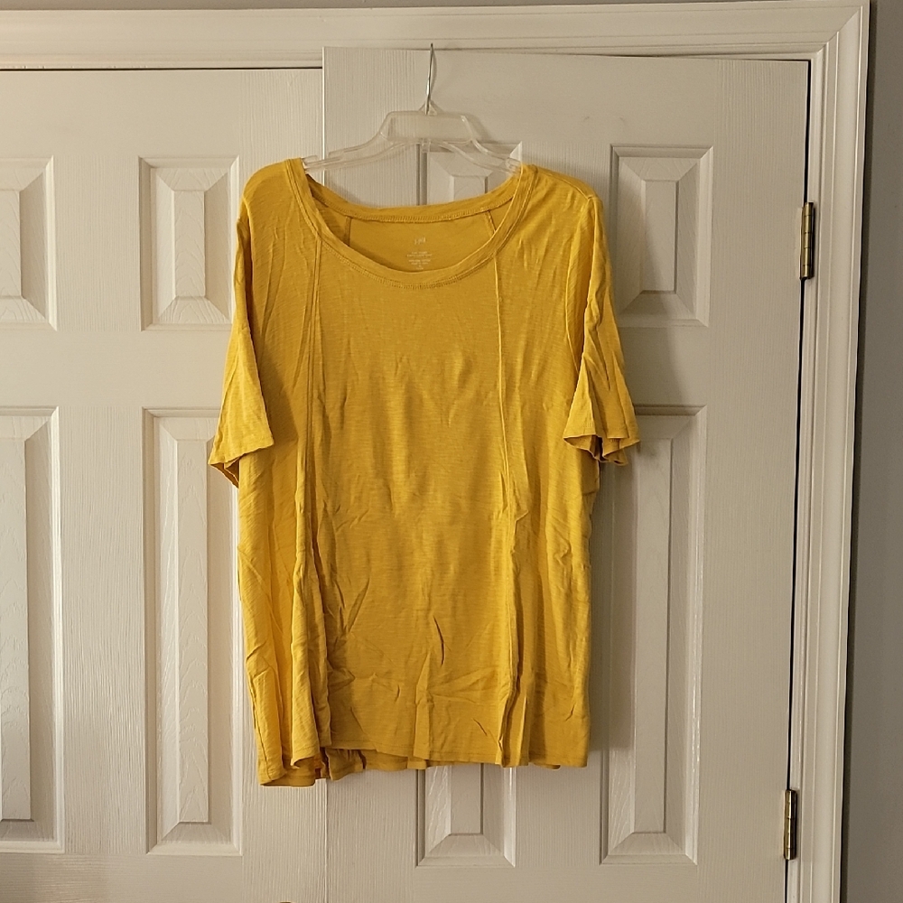 J.Jill Golden Seamed 100% Pima Cotto. Tunic XL Petite